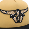 TORO BULL AZTEC BLACK GOLD FLAT - HATS CAP  - AZTEC BLK GOLD FLAT