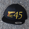 EL VIEJON MI 45 BLACK FLAT - HATS CAP  - MI 45 BLACK