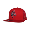 LOST CALF 3D HORSE RED LOGO - HATS CAP  - HORSE COLORADO FLAT