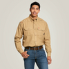 ARIAT FEATHERLIGHT KHAKI WORK SHIRT - FR SHIRT  - 10031015