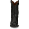 JUSTIN  KILIGORE JET BLACK COWHIDE - BOOT MENS WESTERN - SE7500