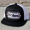 EL VIEJON WASCO BLACK & WHITE FLAT - HATS CAP  - WASCO WHITE FLAT