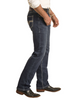 ROCK & ROLL PLEATHER EMB REVOLVER DARK - MENS JEANS  - BM1RD03665