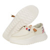 HEY DUDE WENDY PEAK BAJA STRIPE WHITE - FOOTWEAR LADIES  - 40739-100