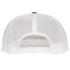 LAZY J BLACK & WHITE 4" ARROWHEAD - HATS CAP  - BLKWHT4OAH