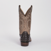 LUCCHESE CHOCOLATE CAIMAN BELLY GOAT - BOOT MENS WESTERN - M4497.WF