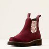 ARIAT BURGUNDY SUEDE FATBABY TWIN - BOOT LADIES  - 10050892