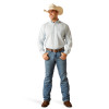 ARIAT WRINKLE FREE KOLTON WHITE - MENS SHIRT  - 10051239