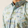 ARIAT EDWIND BLUE HEAVEN PRINT - MENS SHIRT  - 10051259