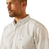 ARIAT EMRE FITTED WHITE PRINT - MENS SHIRT  - 10051244