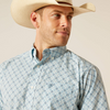 ARIAT EAMON  BLUE HEAVEN PRINT - MENS SHIRT  - 10051263