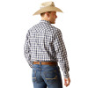 ARIAT PRO EZRA SNAP GREY PLAID - MENS SHIRT  - 10051273