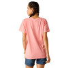 ARIAT FLORAL FARM HEATHER PINK - LADIES TEE  - 10051766