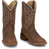 JUSTIN  JACKPOT BROWN COWHIDE - BOOT MENS WESTERN - FN7012