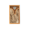 ARIAT BASKETWEAVE NATURAL CALF HAIR - ACCESSORIES WALLET  - A3561648