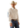 ARIAT TEAM LOGO TWILL WHITE - MENS SHIRT  - 10051337