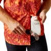 ARIAT VENTTEK OUTBOUND RED PALMS - MENS SHIRT  - 10051318