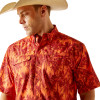 ARIAT VENTTEK OUTBOUND RED PALMS - MENS SHIRT  - 10051318