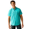 ARIAT VENTTEK DRIFT TURQUOISE - MENS SHIRT  - 10051383