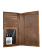 STETSON BROWN OSTRICH RODEO - ACCESSORIES WALLET  - 9802003-229