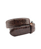 STETSON COGNAC CROCODILE EMBOSSED - ACCESSORIES BELT MEN - 9900500-233