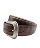 STETSON COGNAC CROCODILE EMBOSSED - ACCESSORIES BELT MEN - 9900500-233