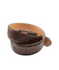 STETSON COGNAC CROCODILE EMBOSSED - ACCESSORIES BELT MEN - 9900500-233