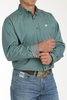 CINCH LONG SLEEVE GREEN PRINT - MENS SHIRT  - MTW1105757