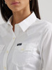 WRANGLER RETRO LONG SLEEVE WHITE - LADIES SHIRT  - 112358013