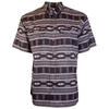 HOOEY SOL BLACK AZTEC PEARL SNAP - MENS SHIRT  - HT1761BKAZ