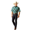 ARIAT JILLIAN BLACK TROPICAL PRINT - MENS SHIRT  - 10051530