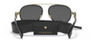 VERSACE BLACK WITH DARK GREY - SUNGLASS VERSACE  - 2232143887