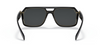 VERSACE BLACK PLASTIC NAVIGATOR - SUNGLASS VERSACE  - 4399GB1/87