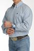 CINCH LIGHT BLUE GEOMETRIC PRINT - MENS SHIRT  - MTW1105761