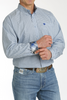 CINCH LIGHT BLUE GEOMETRIC PRINT - MENS SHIRT  - MTW1105761