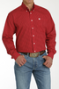 CINCH RED GEOMETRIC PRINT - MENS SHIRT  - MTW1105769