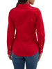 WRANGLER RETRO LONG SLEEVE SOLID RED - LADIES SHIRT  - 112358017