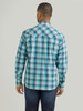 WRANGLER RETRO TURQUOISE SNAP PLAID - MENS SHIRT  - 112351878