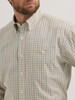 WRANGLER CLASSICS TAN PLAID - MENS SHIRT  - 112352418