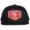 LAZY J RANCH WEAR RED RANCH PATCH BLACK 4" - HATS CAP  - BLKBLK4RR