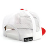 EL VIEJON EV PATCH RED WHITE FLAT - HATS CAP  - EV PATCH RED WHITE FLAT