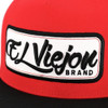 EL VIEJON EV PATCH BLACK RED WHITE - HATS CAP  - EV PATCH BLK RED WHITE