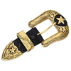 MONTANA SILVERSMITHS LONESTAR 3 PIECE ANTIQUED GOLD - ACC BUCKLE  - 53410