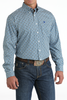CINCH LIGHT BLUE GEOMETRIC PRINT - MENS SHIRT  - MTW1105794