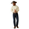 ARIAT GRIFFIN WRINKLE FREE CREAM - MENS SHIRT  - 10052375