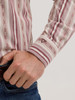 WRANGLER CODY JOHNSON RED STRIPE PRINT - MENS SHIRT  - 112357669