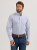 WRANGLER CODY JOHNSON BLUE STRIPE PRINT - MENS SHIRT  - 112357672