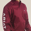 ARIAT MAROON TEAM LOGO CLASSIC FIT - MENS SHIRT COR - 10027995