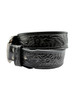 ARIAT FLORAL EMBOSSED BLACK SKULL - ACCESSORIES BELT MEN - A1043201