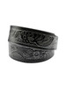 ARIAT FLORAL EMBOSSED BLACK SKULL - ACCESSORIES BELT MEN - A1043201